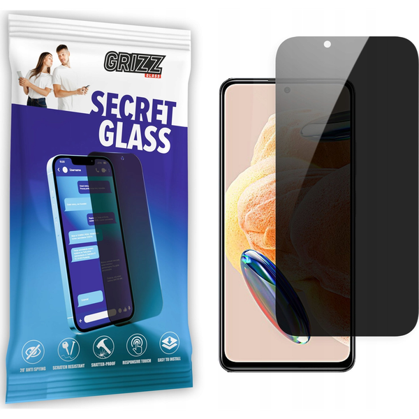  GrizzGlass Szkło prywatyzujące GrizzGlass SecretGlass Xiaomi Redmi Note 12 Pro 4G