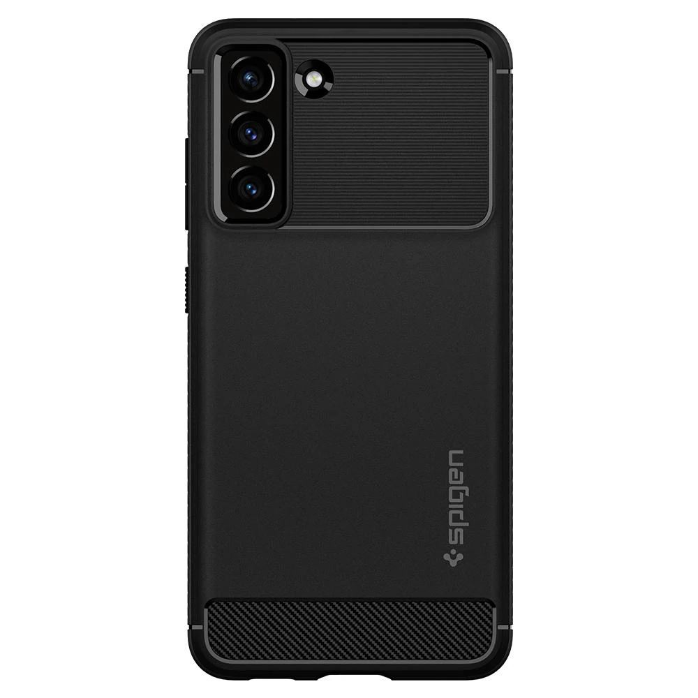 Spigen Rugged Armor Samsung Galaxy S21 FE tok fekete (ACS03049) (ACS03049)
