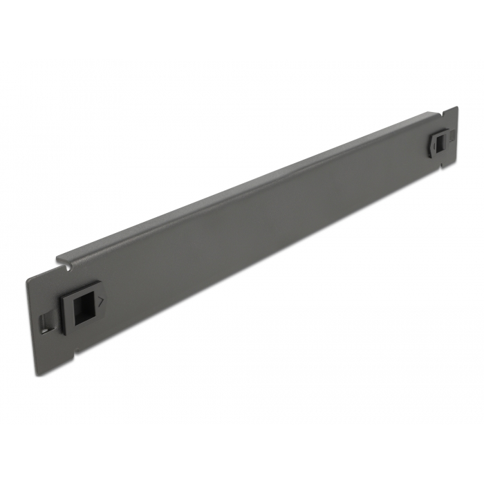 Delock 19 hálózati cabinet zárt fedéllel eszközmentes 1U fekete (66577) (66577)