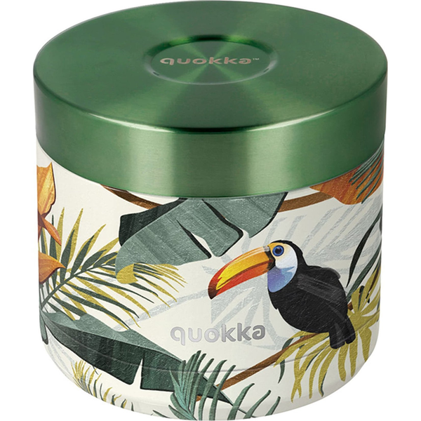 Quokka Quokka Whim Food Jar - Lunchbox termiczny / termos obiadowy 600 ml (Tropical)