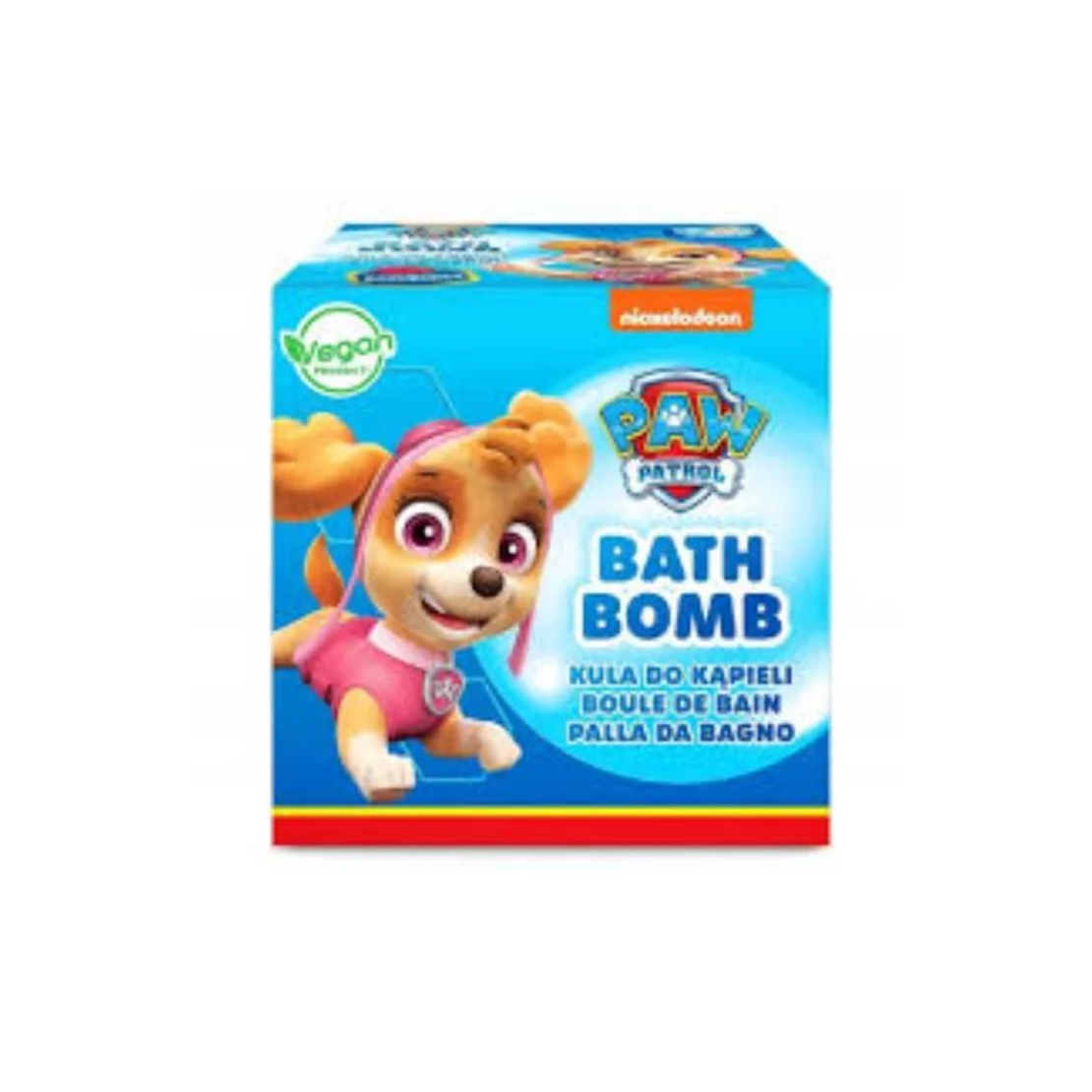 Nickelodeon Mancs őrjárat Málna illatú Fürdőbomba 165 g - Skye (8653)