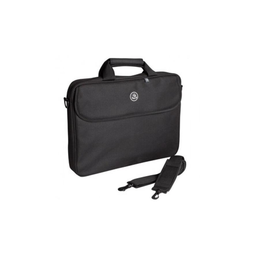 Techair Classic basic 39,6 cm (15.6") Felül nyitható táska Fekete (TANZ0140)