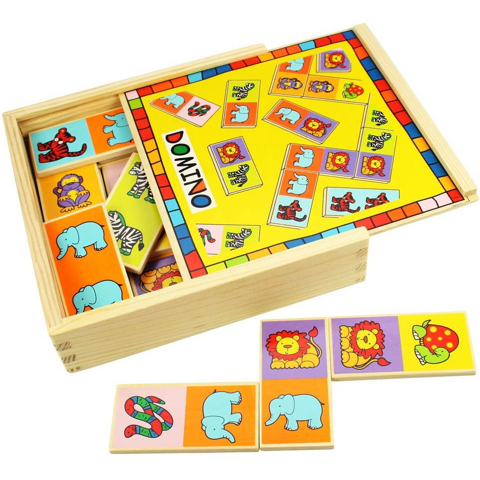Fa dominó - Állatok (691621195291)