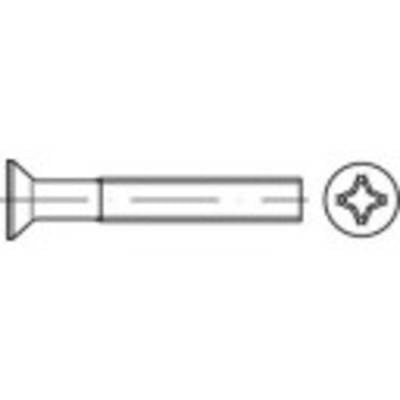 TOOLCRAFT 1066240 Süllyesztett csavarok M8 50 mm Kereszthornyú Philips DIN 965 Nemesacél A4 100 db (1066240)
