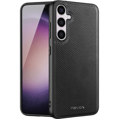 Nevox StyleShell Nylo Samsung Galaxy S25+ Szilikon Telefon tok - Fekete (2469)