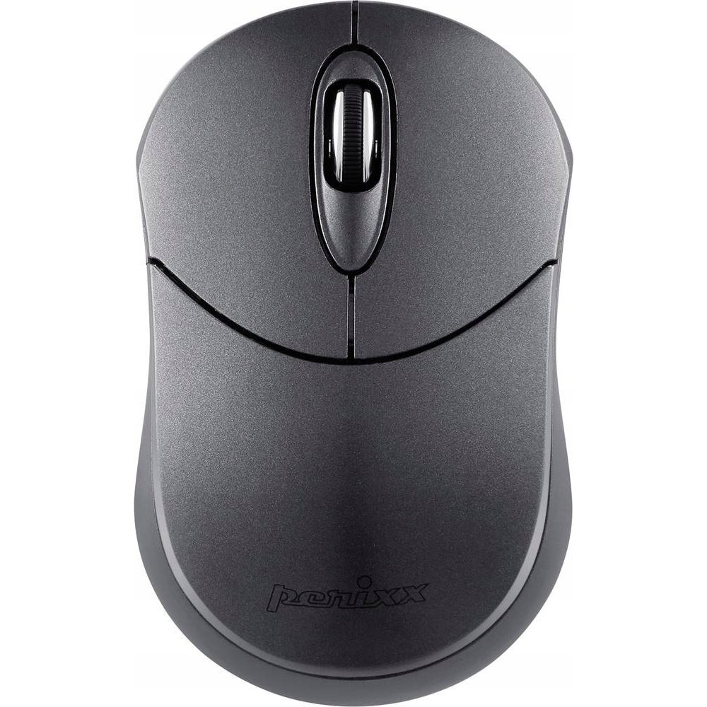Perixx PERIMICE-802 Iron WLAN egér Bluetooth™ Szürke 1000 dpi (57143I)