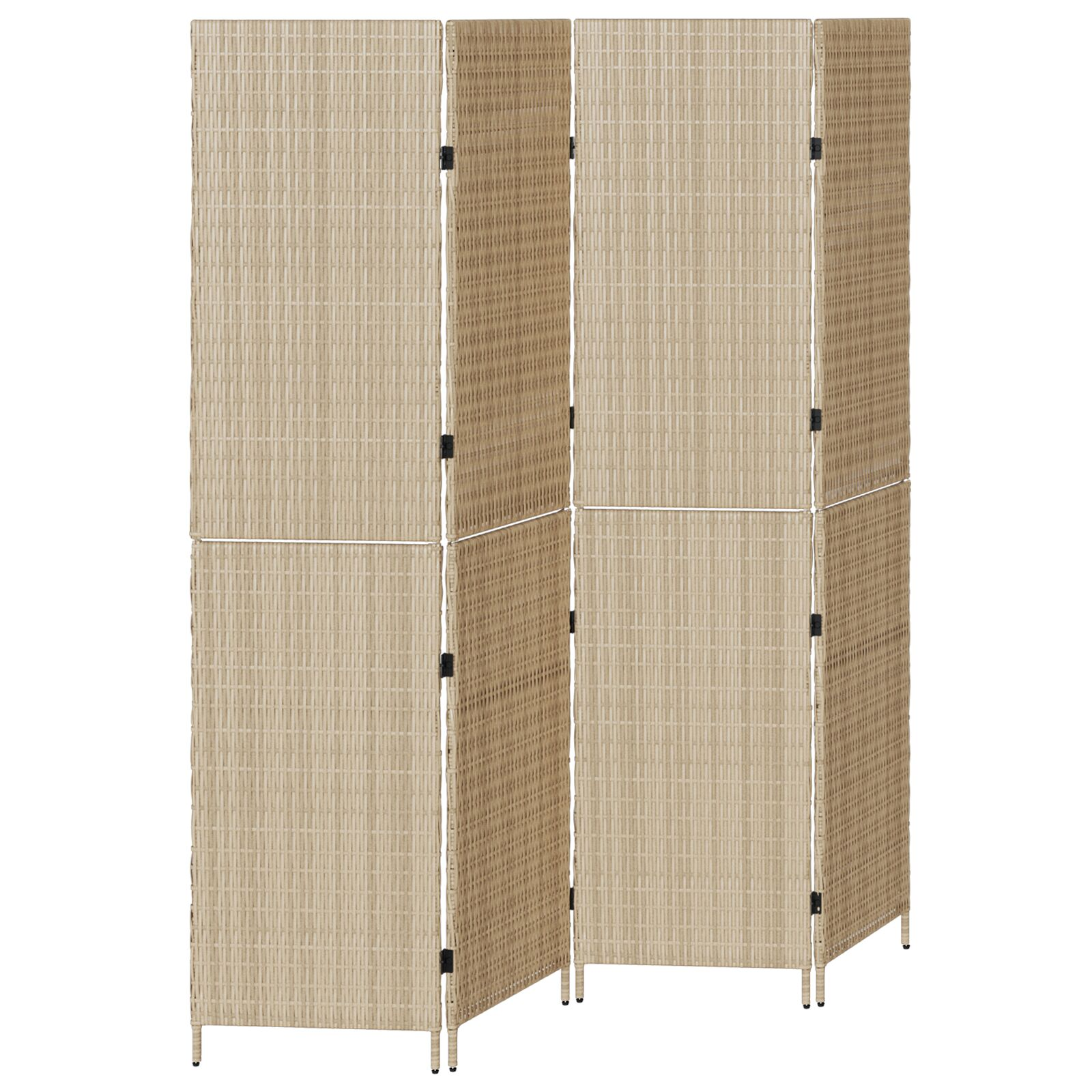 Szobai Elválasztók Bézs Rattan Magas Összecsukható (42003675)