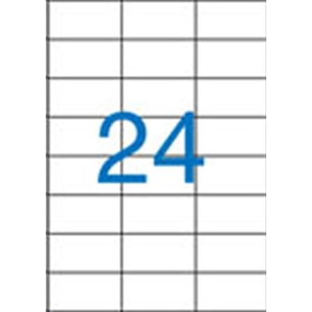 Victoria 70x37 mm univerzális etikett, 2400 darab (LCV11369) (LCV11369)