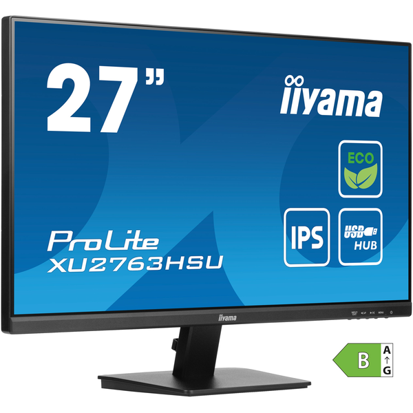 iiyama ProLite XU2763HSU-B1 компютърен монитор 68,6 см (27") 1920 x 1080 пиксела Full HD LED Черен