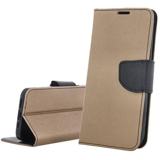 Gigapack Samsung Galaxy S24 FE (SM-S721) kártyazsebes fliptok aranyszínű-fekete (GP-161682) (GP-161682)