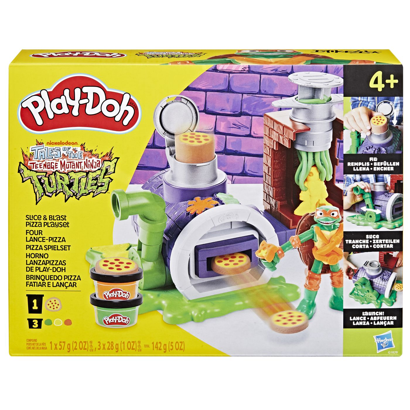 Комплект за пица с Микеланджело - Play-Doh - Творчески комплект на тема Костенурките Нинджа — G1829