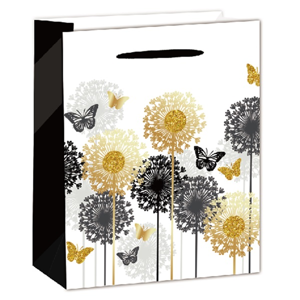 IRIS matt papírtasak hot stamp gyermekláncfű 26 x 32cm (370568)