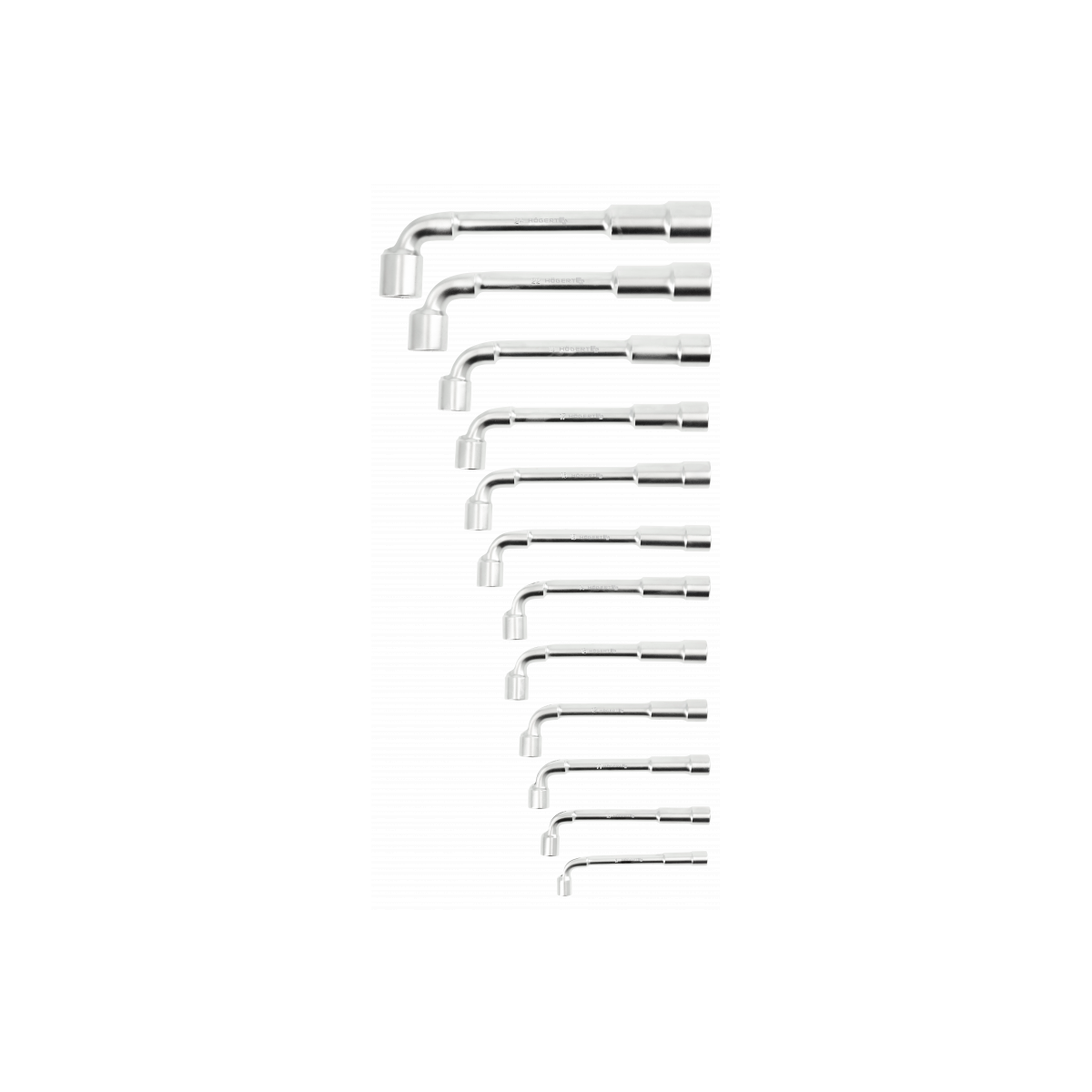 “L” típusú dugókulcs készlet 12db-os HT4R501 Hogert (HT1R501)