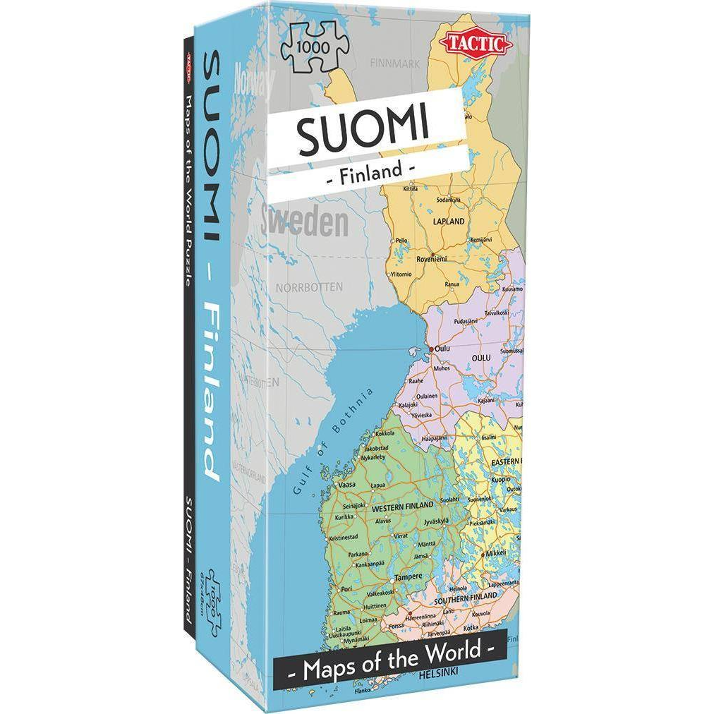 Tactic 58840 kirakós játék 1000 db Térképek (475870)
