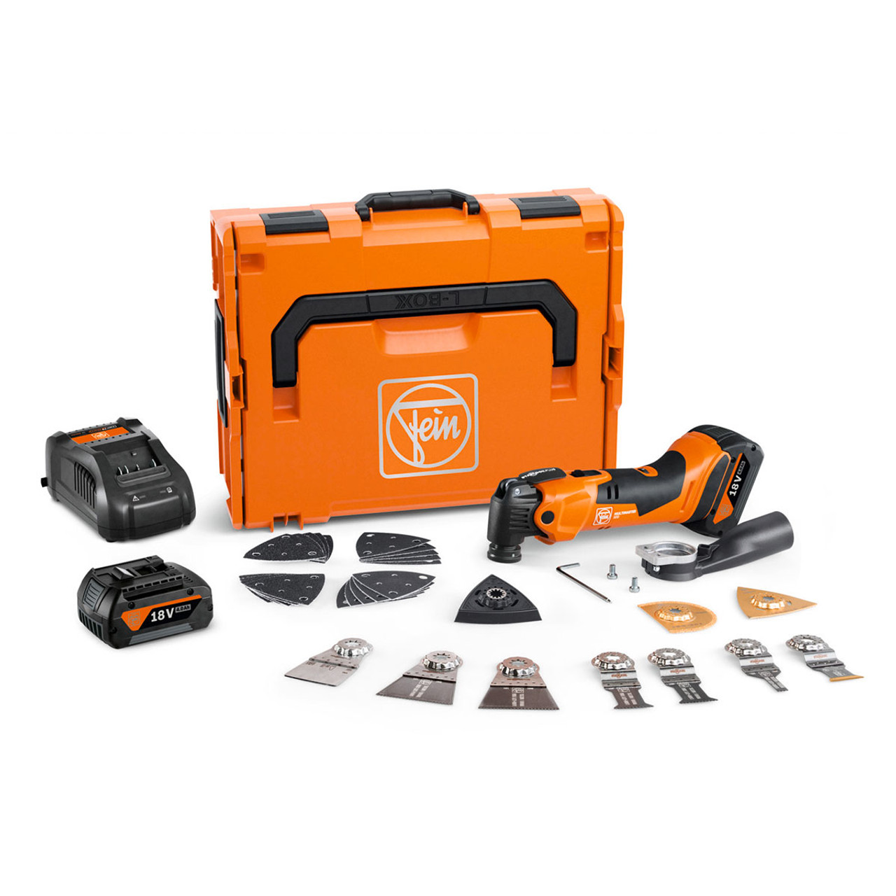 Fein Multimaster AMM 500 PLUS 4AH AS Akkumulátoros Multicsiszoló készlet (71293861000)