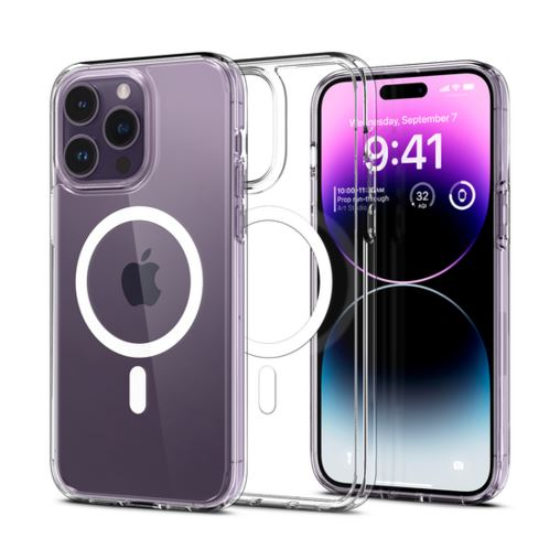 Phoner Apple iPhone 14 Pro Magsafe szilikon tok átlátszó (71765) (PH71765)