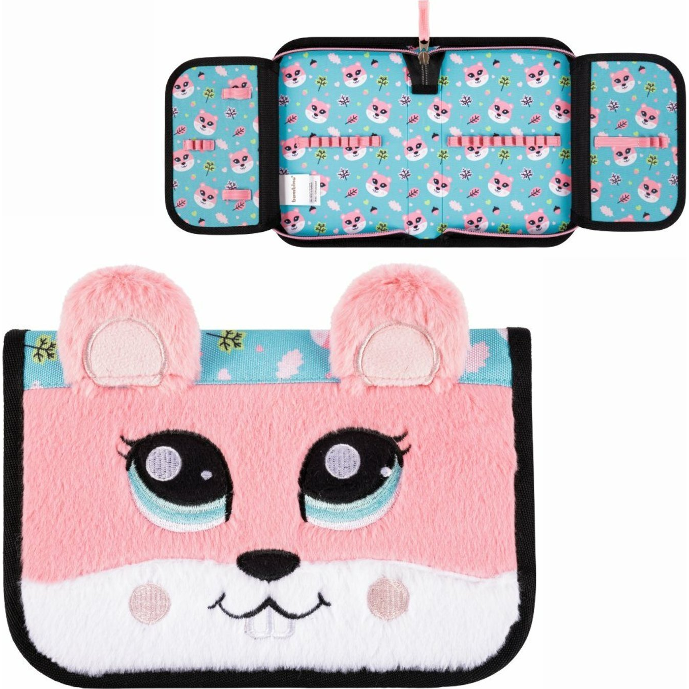 Majewski Mókusos Szőrmés Kihajtható Tolltartó - Bambino (5903235663758)