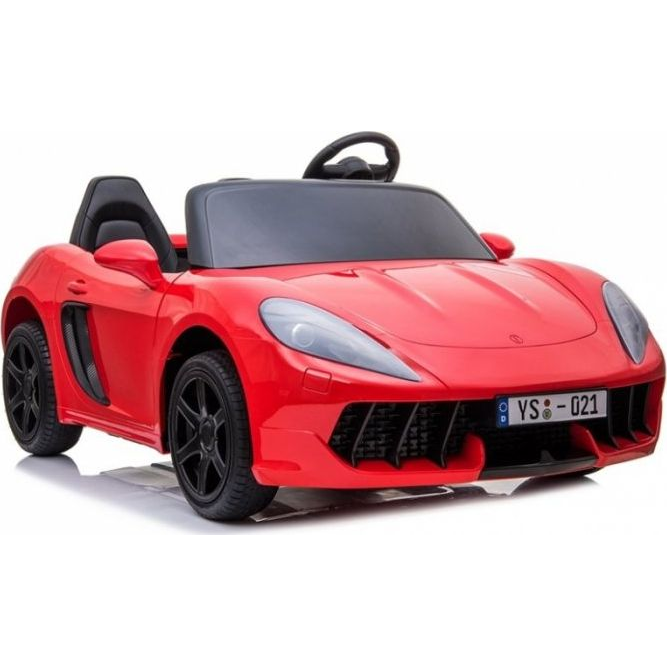 YSA021A 6429 24 V 2 Személyes Elektromos Kisautó - Lakkozott Piros (6429-uniw)