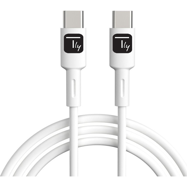 Techly ICOC-MUSB20-C60W1 USB-kabel USB 2.0 1 m USB C Wit