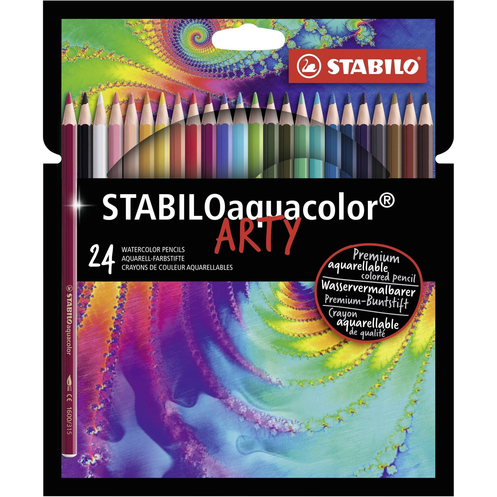 STABILOaquacolor 24 db karton tok "ARTY" (4006381547208)