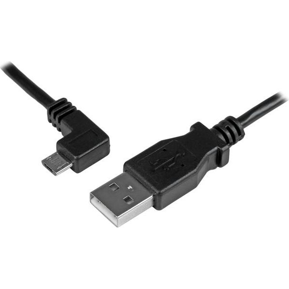 StarTech.com USBAUB1MLA USB-kabel USB 2.0 USB A Micro-USB B 0,48 Gbit/s Zwart