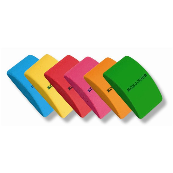 KOH-I-NOOR Íves radír - vegyes szín (7120173000)