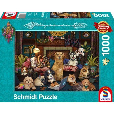 Schmidt Colorful Evening in the Salon 1000 db-os puzzle (4001504599874) (4001504599874)