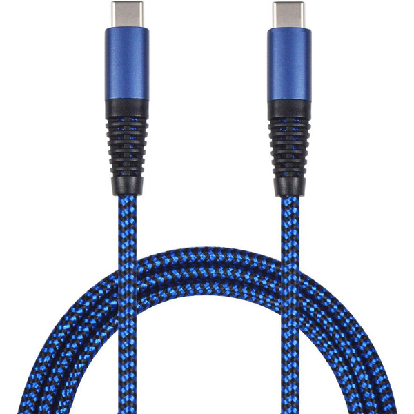 2GO USB Lade-/Datenkabel USB Type-C - USB Type-C  1m blau