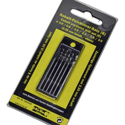 HSS Cobalt Spirálfúró készlet 6 részes DIN 338 (812167)