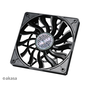 PC вентилатор Akasa PWM Slimline AK-FN078, 30.3 dBA