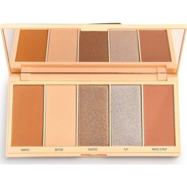Revolution Paleta Waffle Chocolate Bronceador, Colorete E Iluminadores 18 G