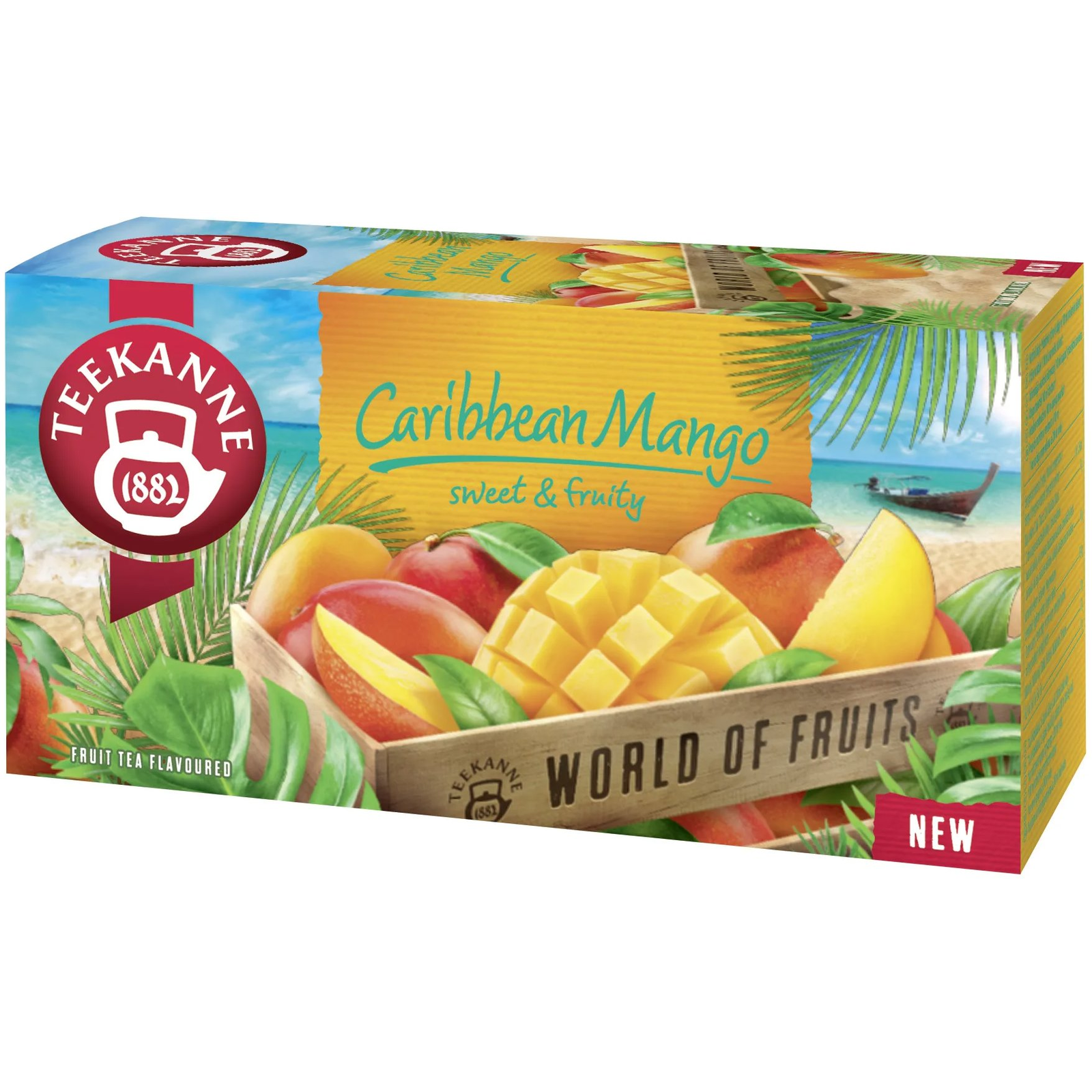 Teekanne WOF Caribbean Mango, 20 filter (5901086074082)