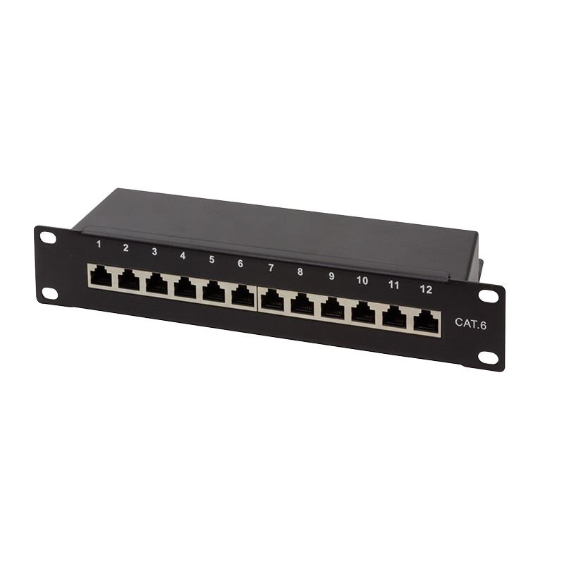 Logilink Cat.6 patch panel 12-port 10
