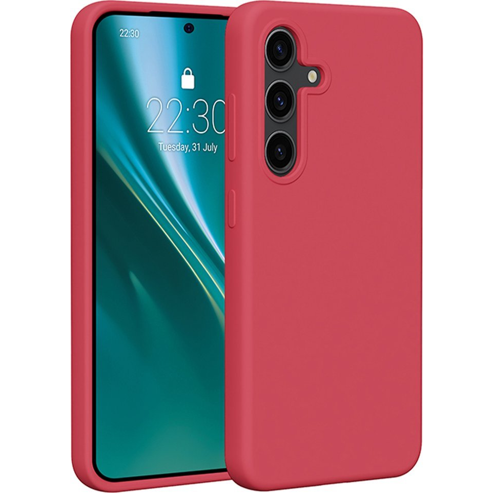 Etteri Silicone Tok Samsung Galaxy S24 - Málnapiros (GSM183554)