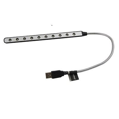 Lampka USB Esperanza 10 diod LED srebrny (EA148 - 5901299909126)