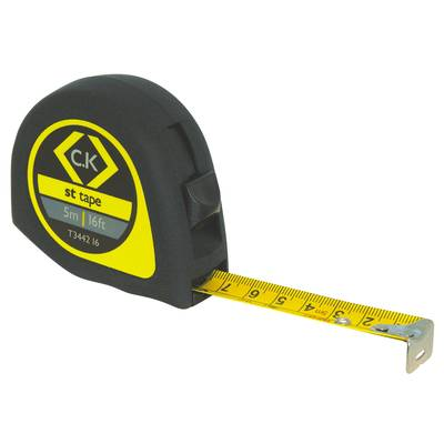 Mérőszalag 5 m Gyári standard Acél C.K. T3442 16