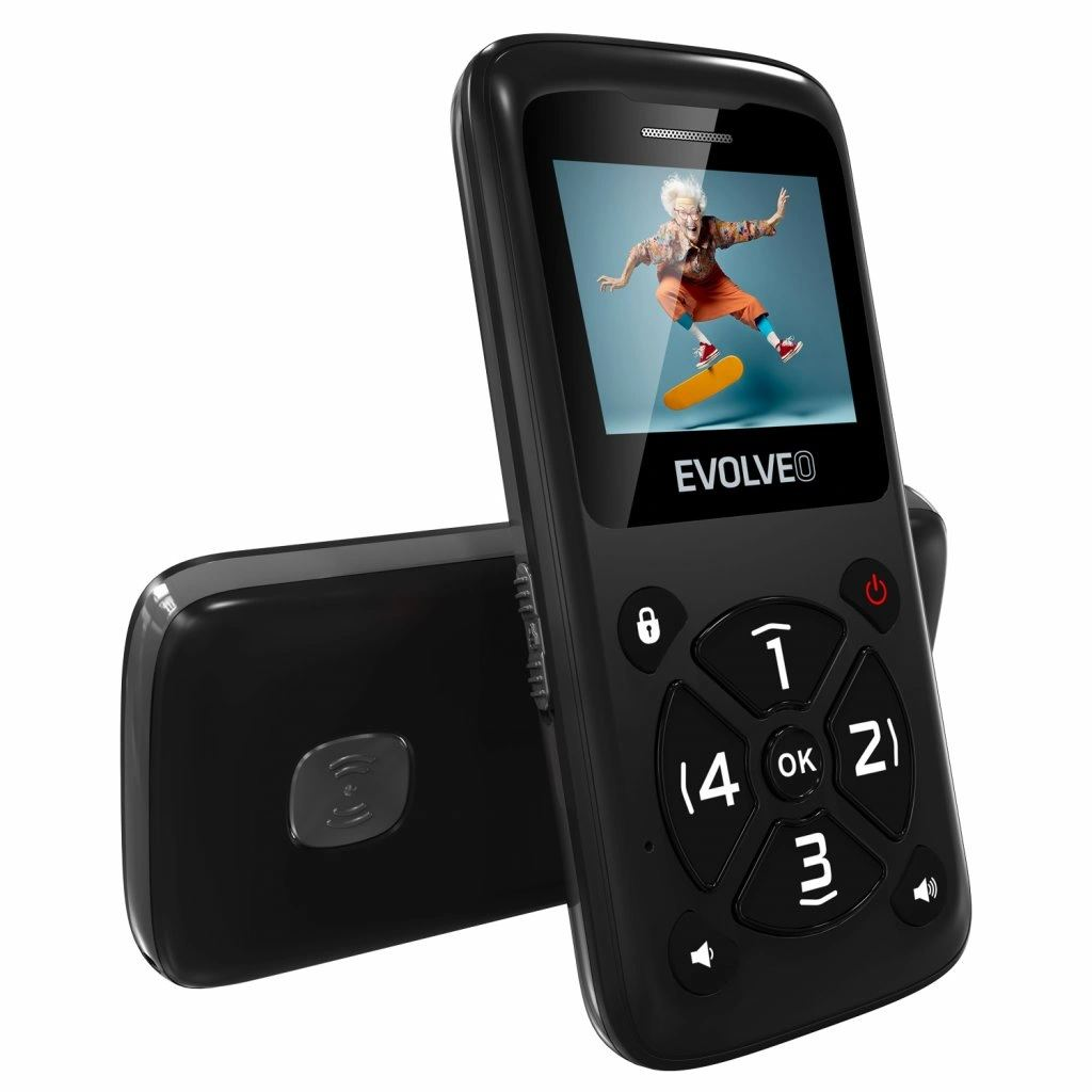 Evolveo EasyPhone ID mobiltelefon fekete (EP-400-IDB) (EP-400-IDB)