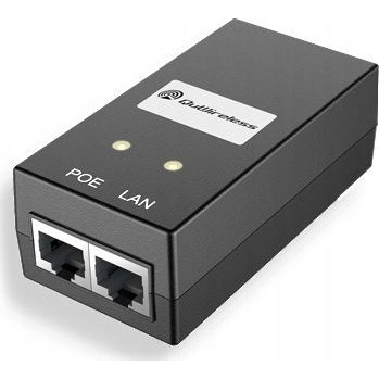QuPSU P248E Passive PoE PSU 24V 0.8A , EU cord, wall mount (QuPSU P248E)