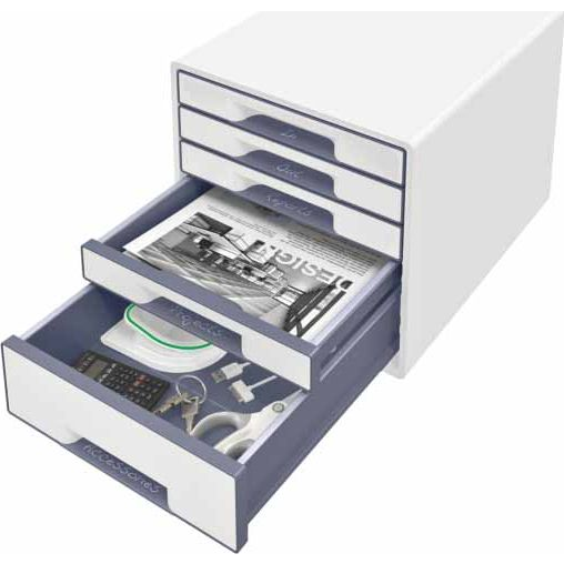 Leitz 52142001 fil opbevaring Polystyren Hvid