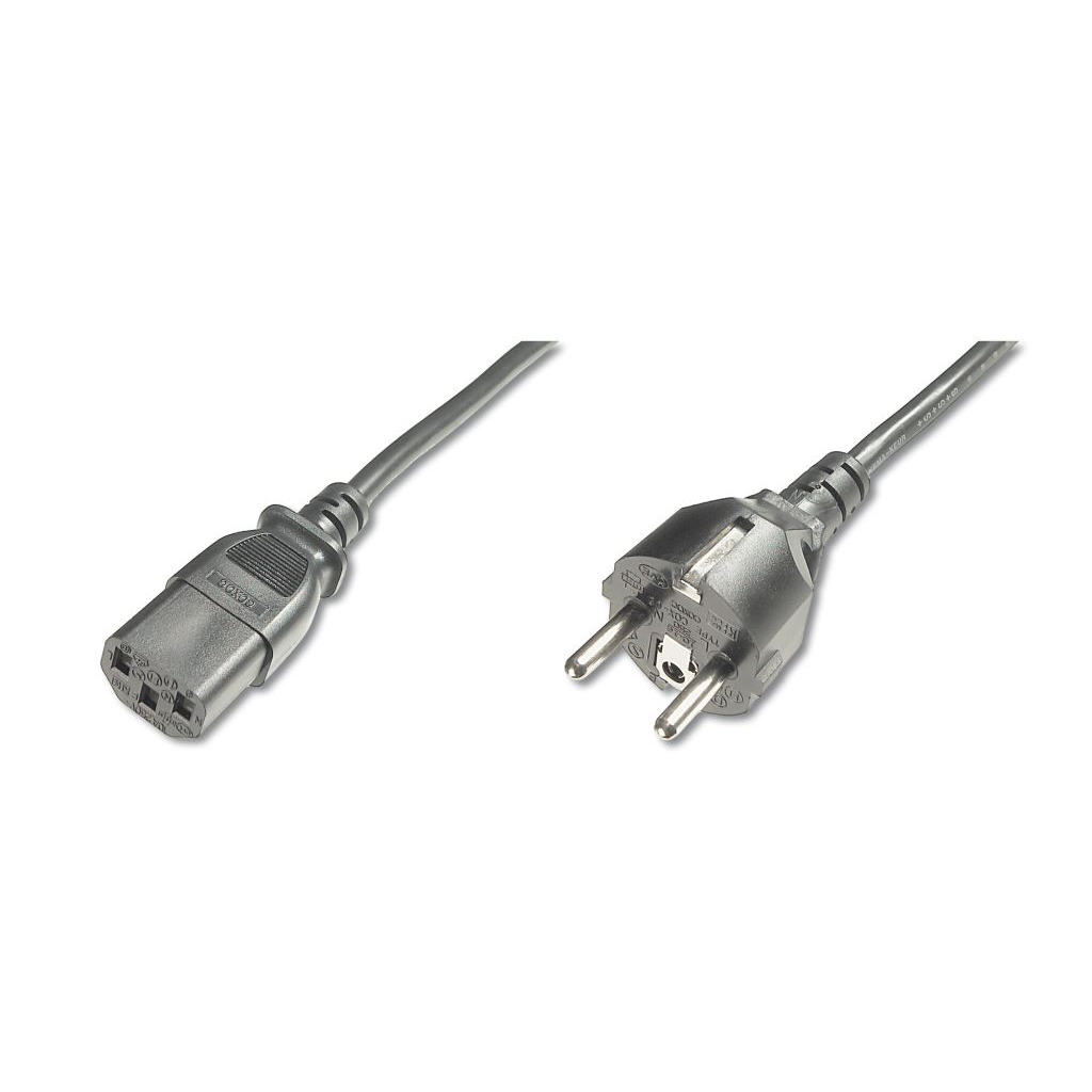 Assmann Schuko (CEE 7/7)/IEC C13 1,2m hálózati kábel (AK-440110-012-S) (AK-440110-012-S)