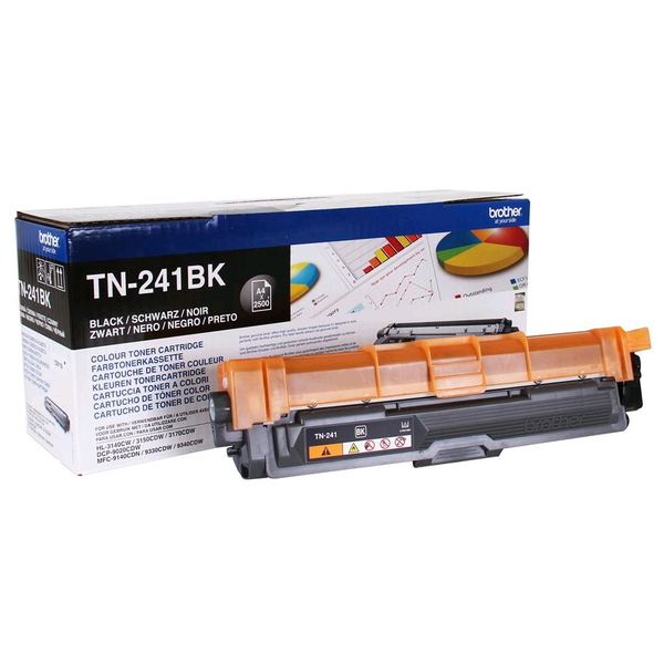 Brother TN-241BK tonerpatron 1 stk Original Sort