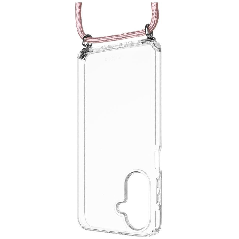 FIXED Pure Neck AntiUV Samsung Galaxy A26 5G tok levehető rózsaszín nyakpánttal (FIXPUN2-1501-PI)