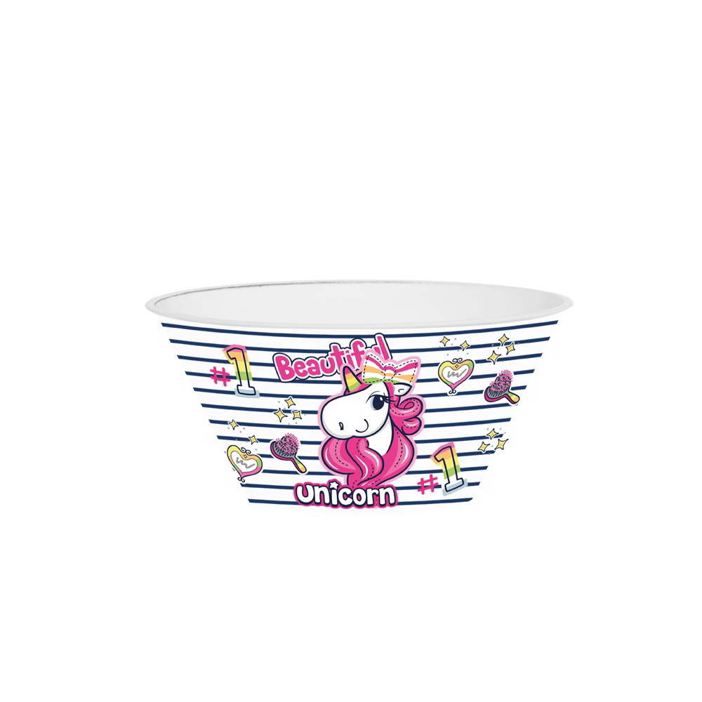 Iris Unikornis Műanyag gyerek tál 750ml - Mintás (161467-012)