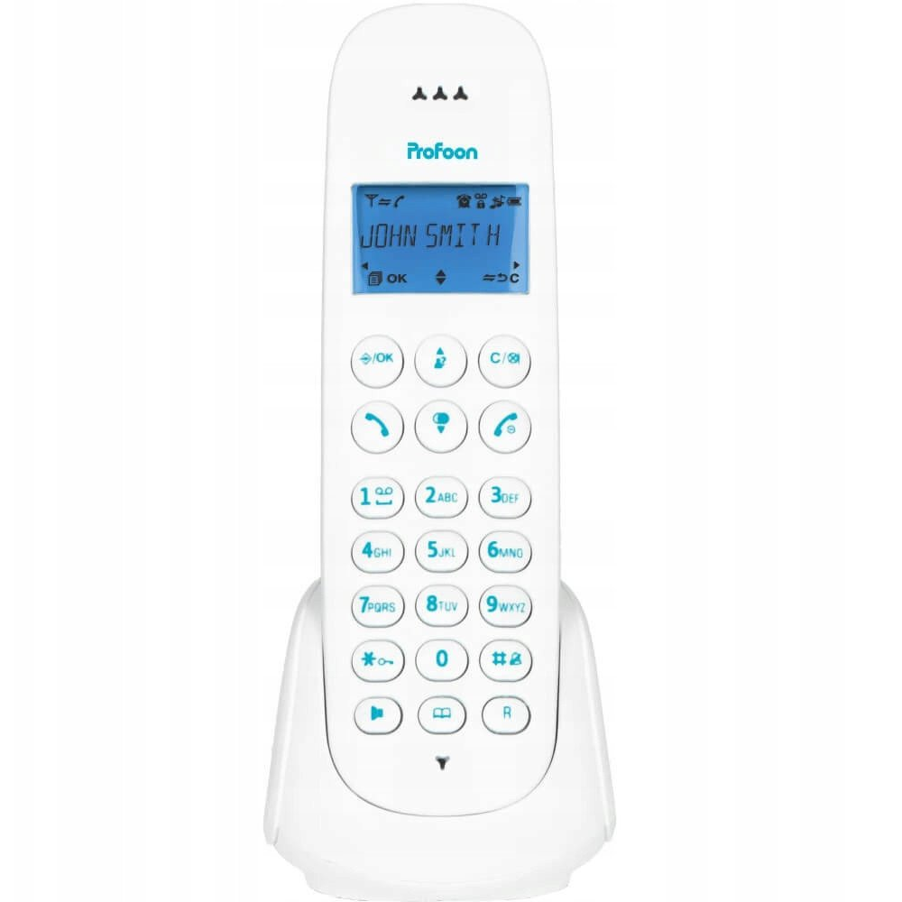 PROFOON PDX-300BW - DECT-Telefon mit 1 Mobilteil, blau