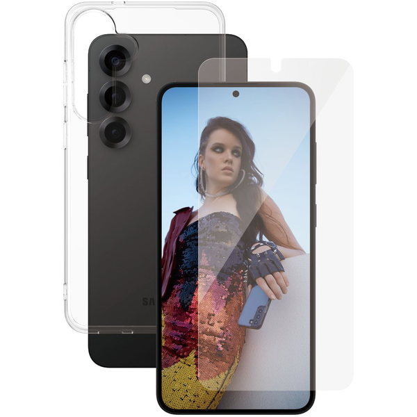 PanzerGlass SAFE. by ® 2-in-1 Bundle Samsung Galaxy S25+ | Bulk Doorzichtige schermbeschermer 50 stuk(s)