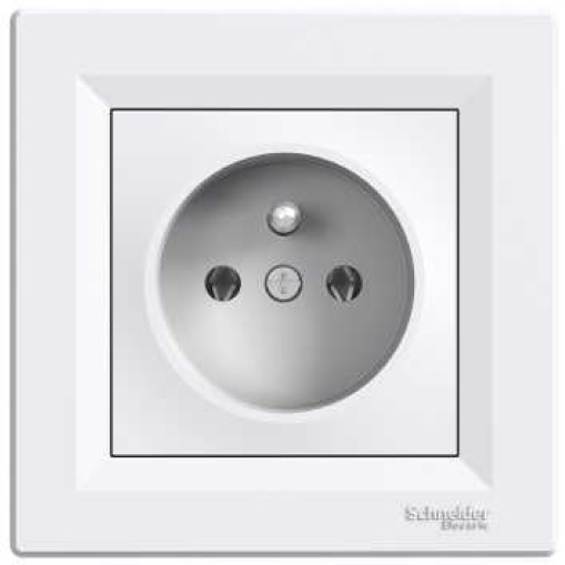  Schneider Electric Gniazdo pojedyncze z/u białe (EPH2800121)