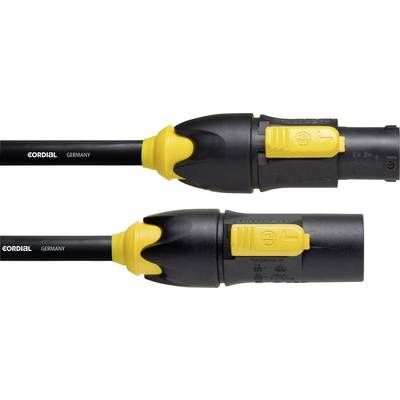 Cordial CFCA 1,5 FCB-TRUE 1 Áram Csatlakozókábel [1x PowerCon alj - 1x PowerCon dugó] 1.50 m Fekete (CFCA 1,5 FCB-TRUE 1)