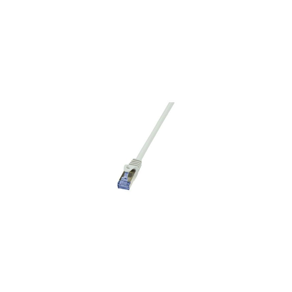 Logilink Patchkabel mit Cat7-Rohk. Primel. S/FTP grau 1,00m