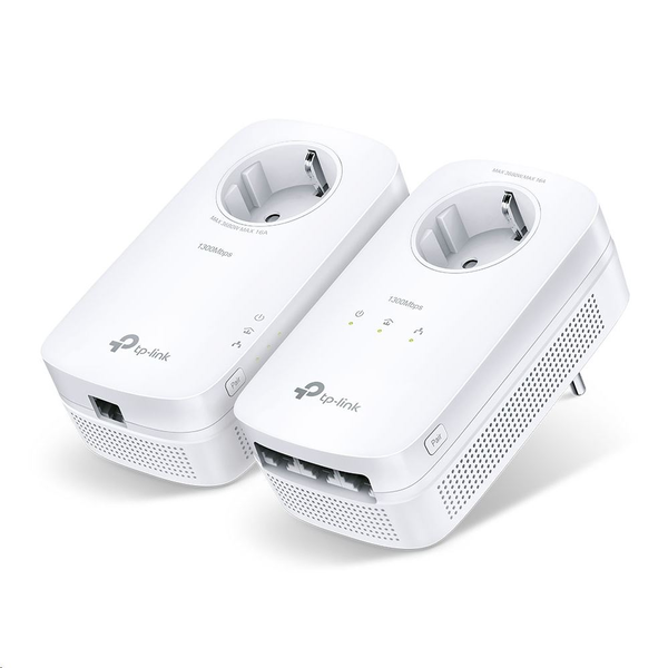 TP-Link TL-PA8033P KIT síťový adaptér Powerline 1300 Mbit/s Připojení na síť Ethernet Bílá 2 kusů