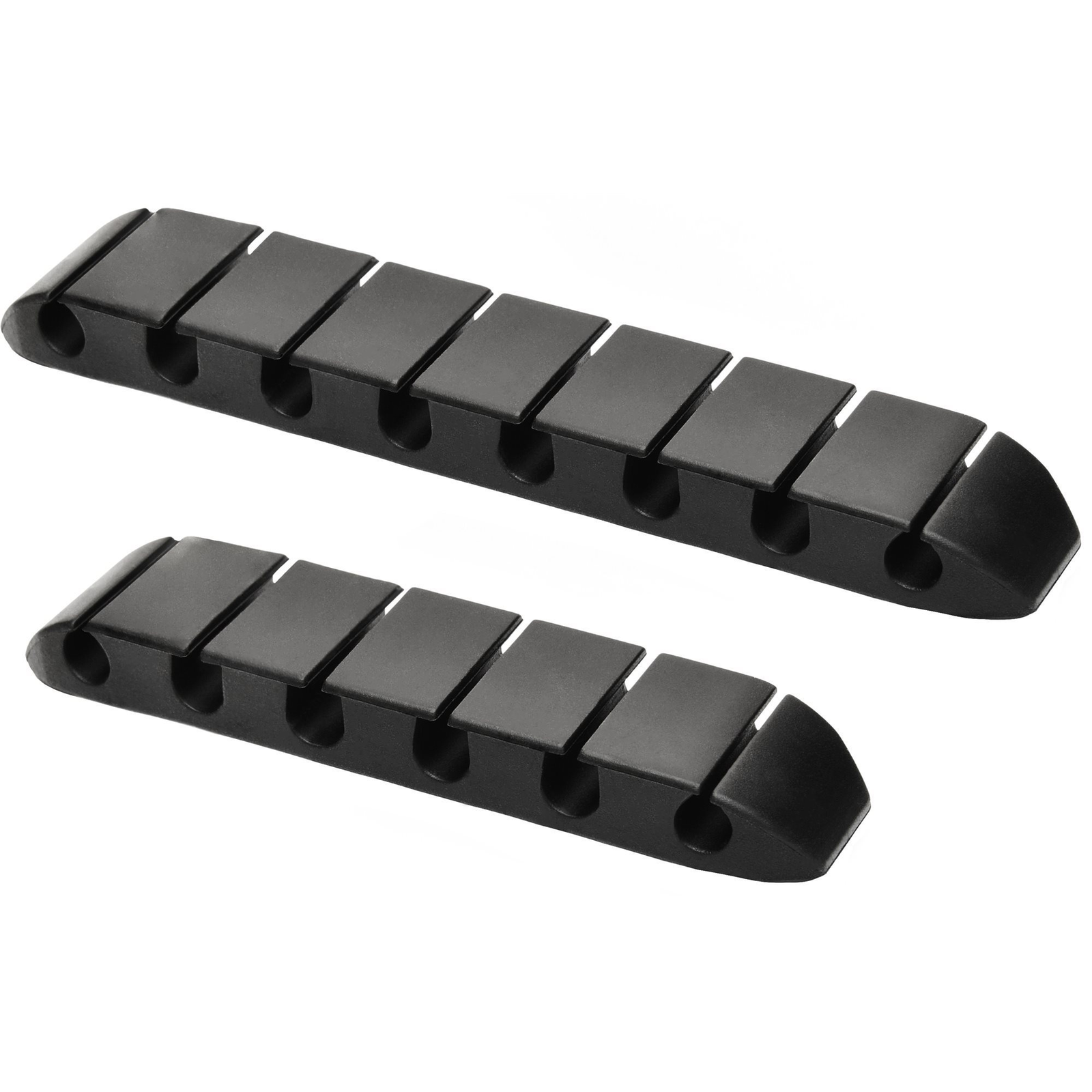AlzaPower Long Cable Clips 2 pcs fekete (APW-COGLC2B)